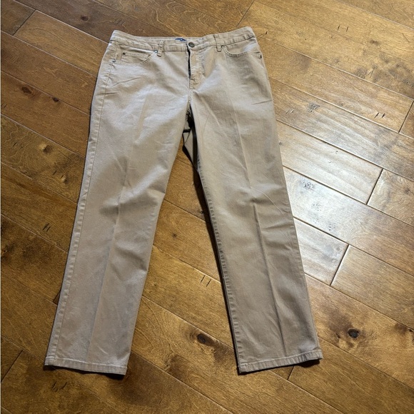Bandolino Tan Chinos Straight Leg Pants - Picture 1 of 5